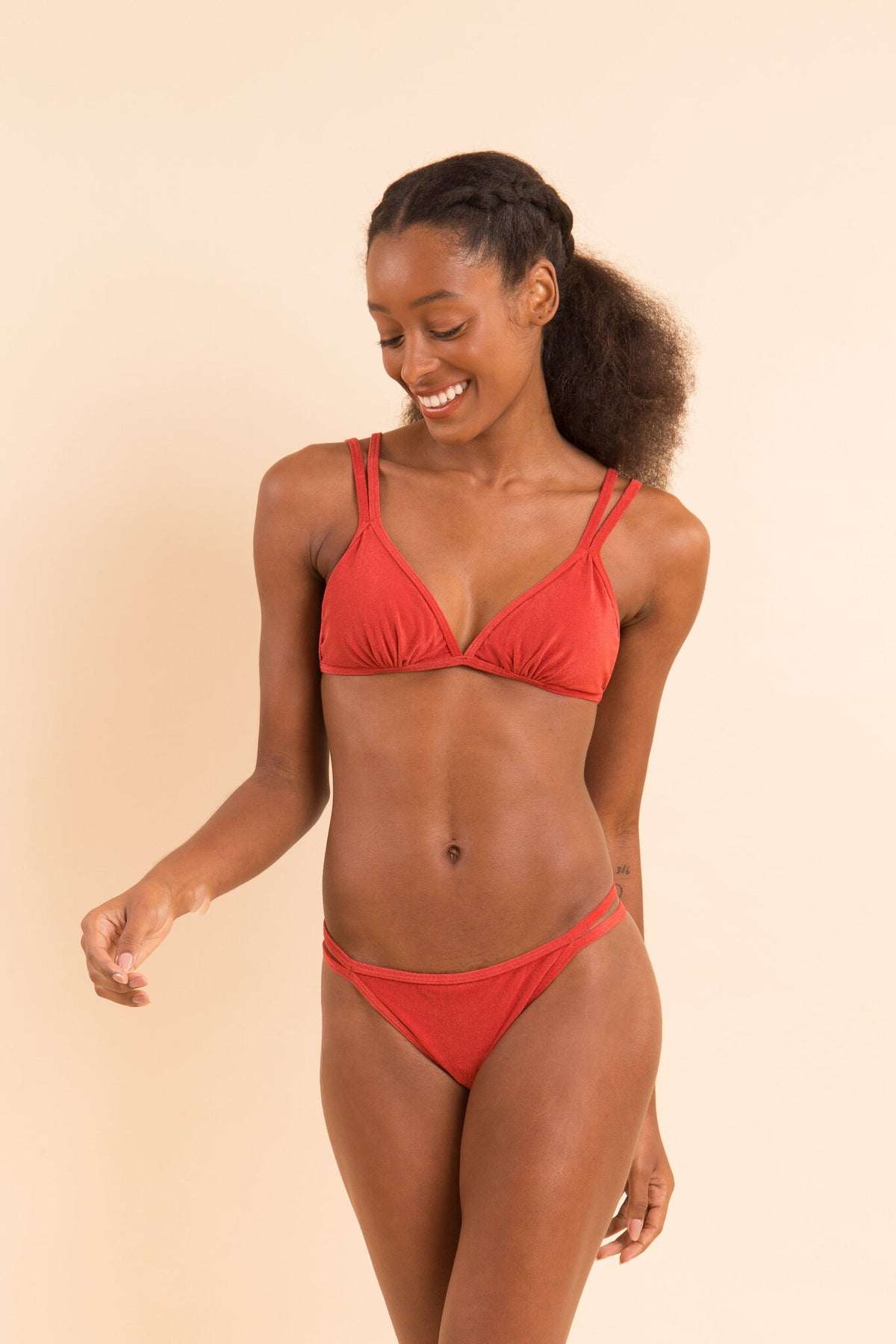 Image 12: Rio De Sol Bikini Bottoms Bottom Malibu-Chili Mini-Duo