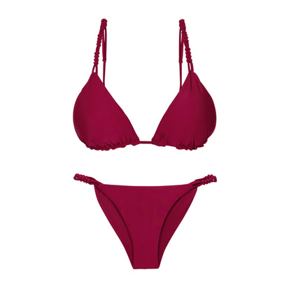 Product Front: Rio De Sol Two Piece Swimwear Set Touch-Carmim Selena