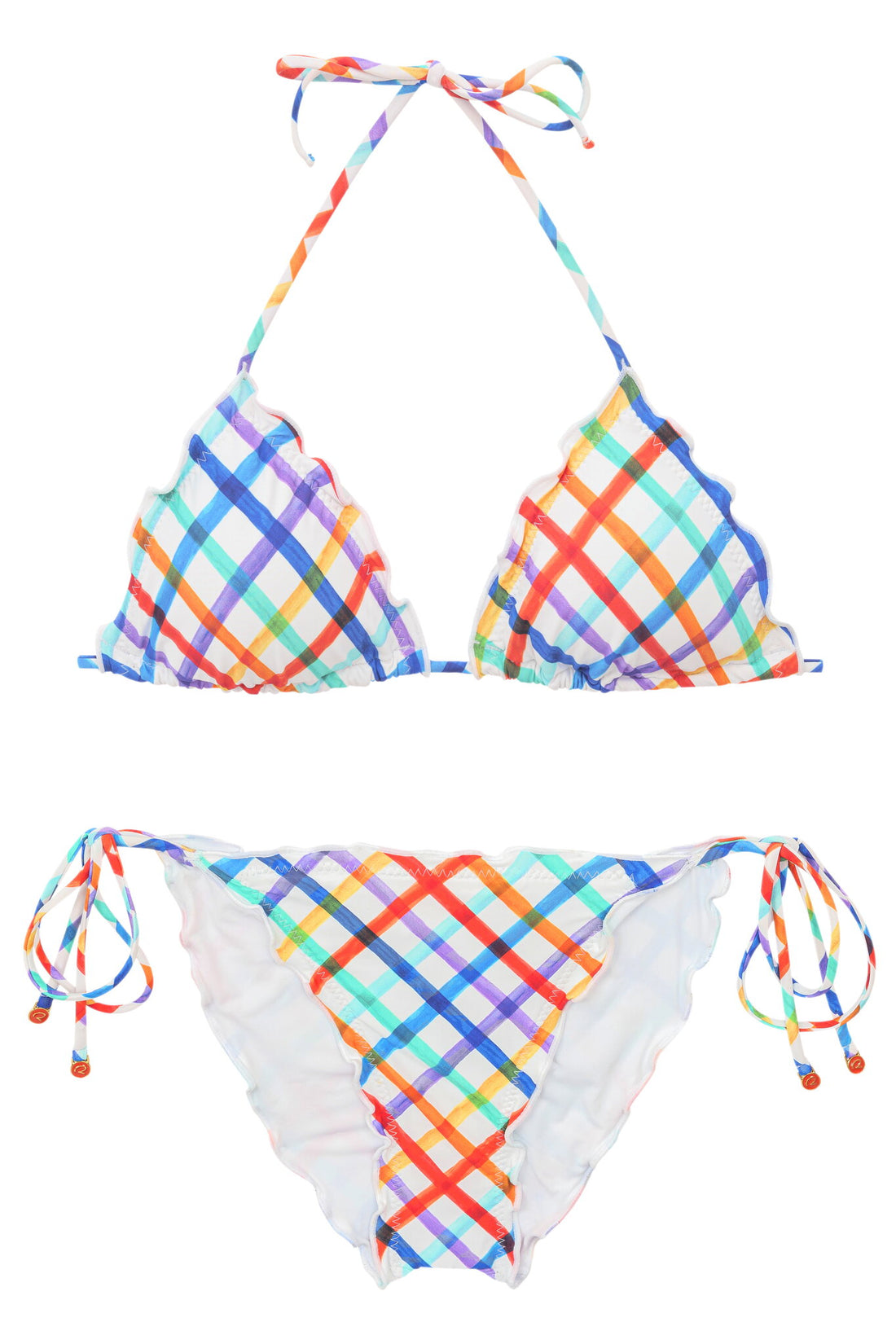 Product Front: Rio De Sol Two Piece Swimwear Set Square Frufru-Comfy