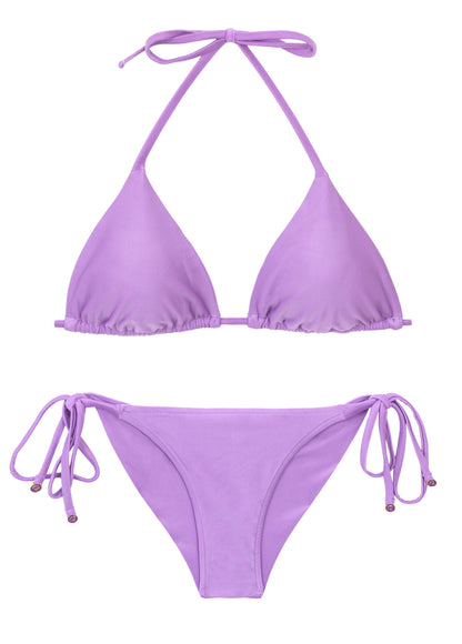Product Front: Rio De Sol Two Piece Swimwear Set Orchid Tri-Inv Cheeky-Tie