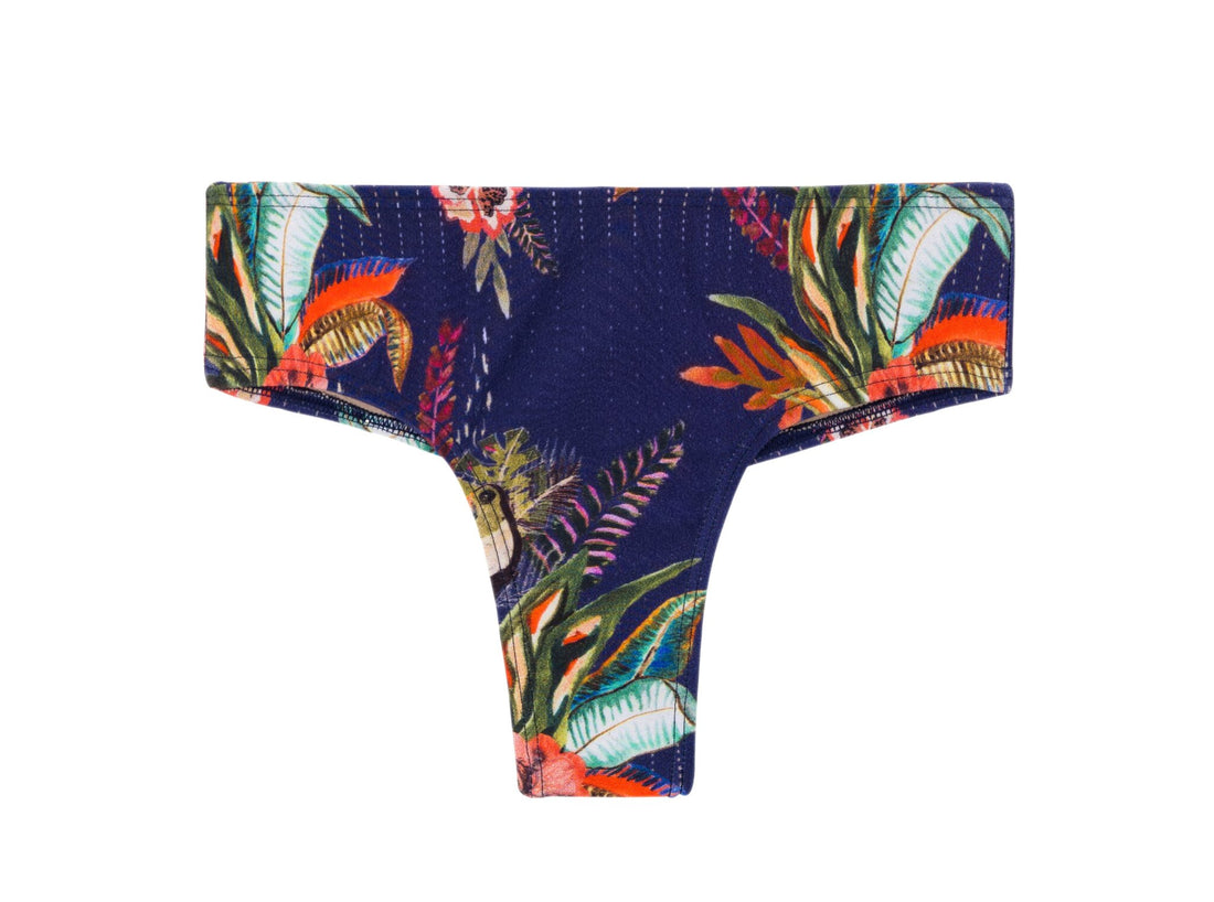 Model Front: La Playa Bikini Bottoms Bottom Cheeky Tupiniquim Marinho