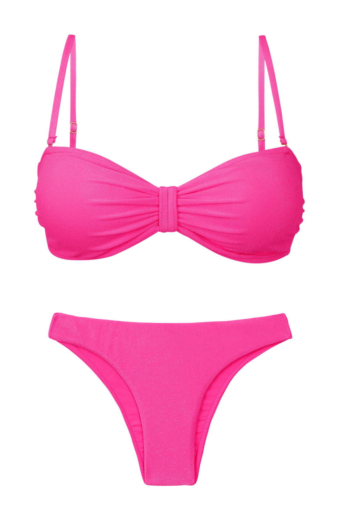 Product Front: Rio De Sol Two Piece Swimwear Set Malibu-Rosa Bandeau-Duo Essential