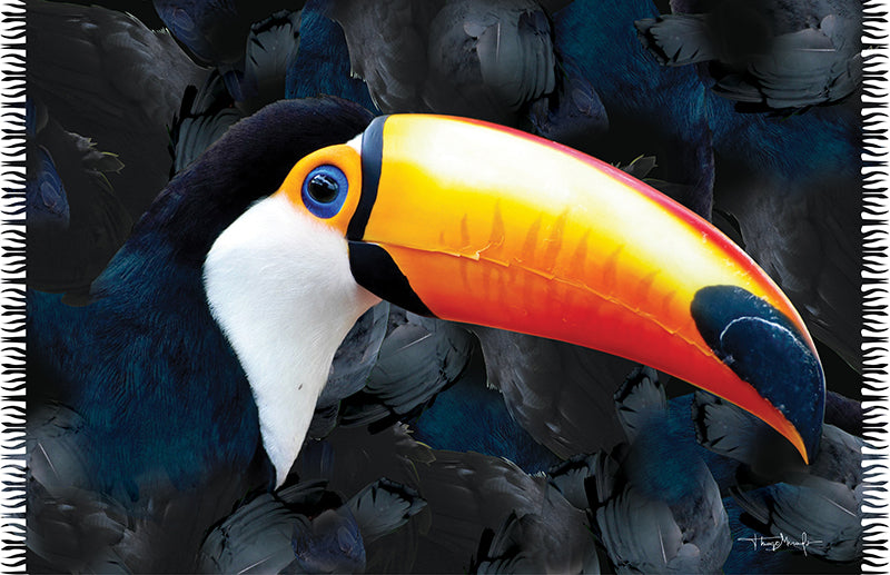 Product Front: Bali Blue Pareo Canga Face Tukano