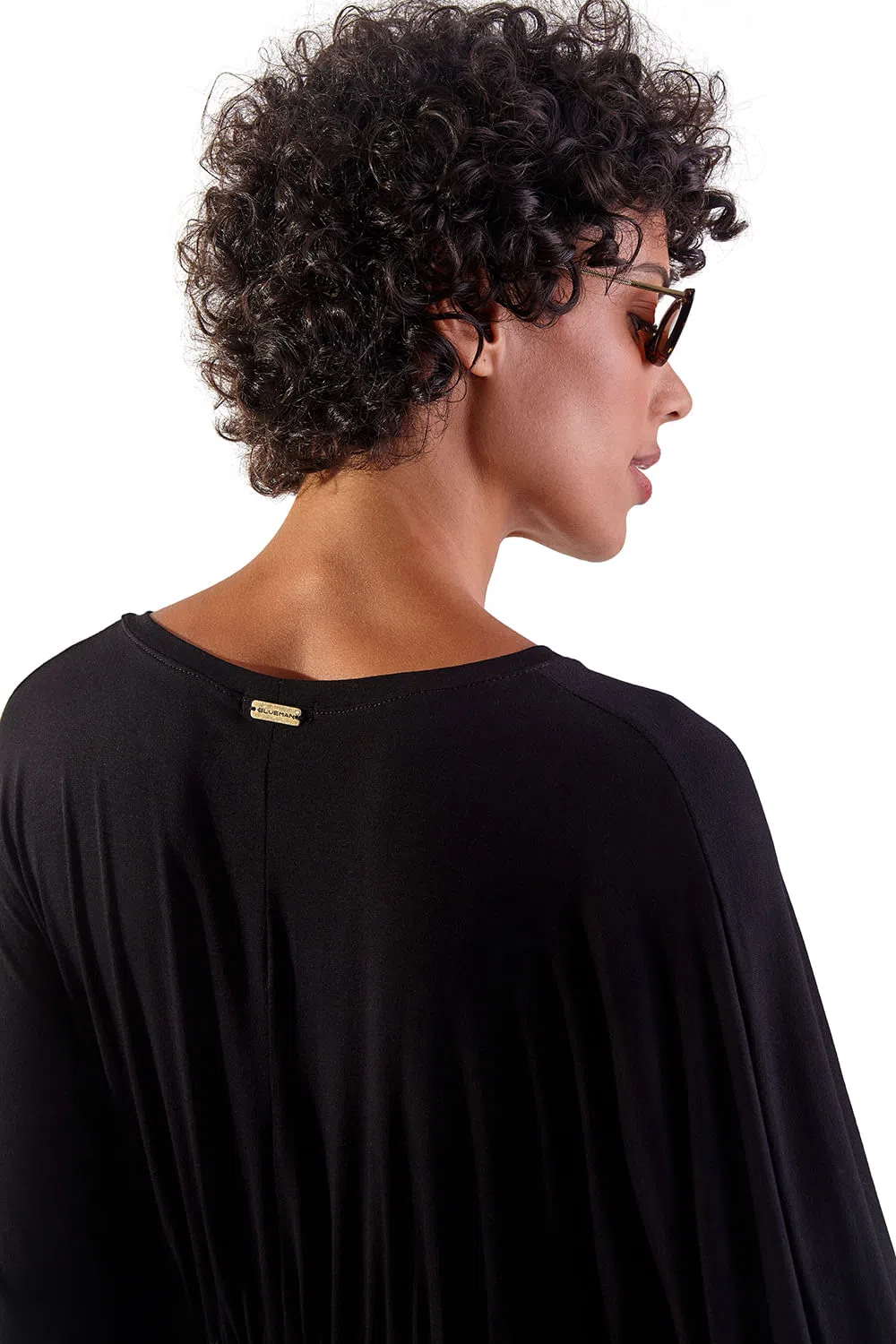 Image 04: Blueman Maxi Dresses New Equilibrio Liso Preto