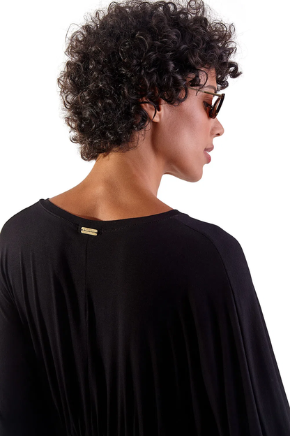 Image 04: Blueman Maxi Dresses New Equilibrio Liso Preto