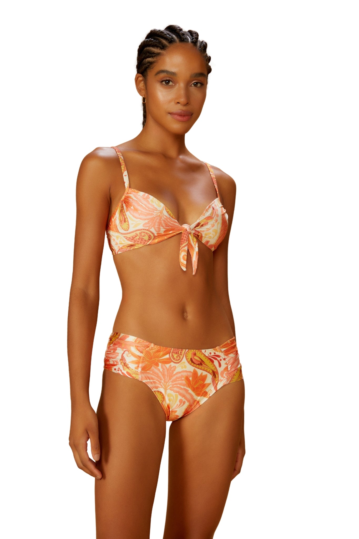 Model Front: Blueman Set Set Florest-Salmao Bardot Max-Prado