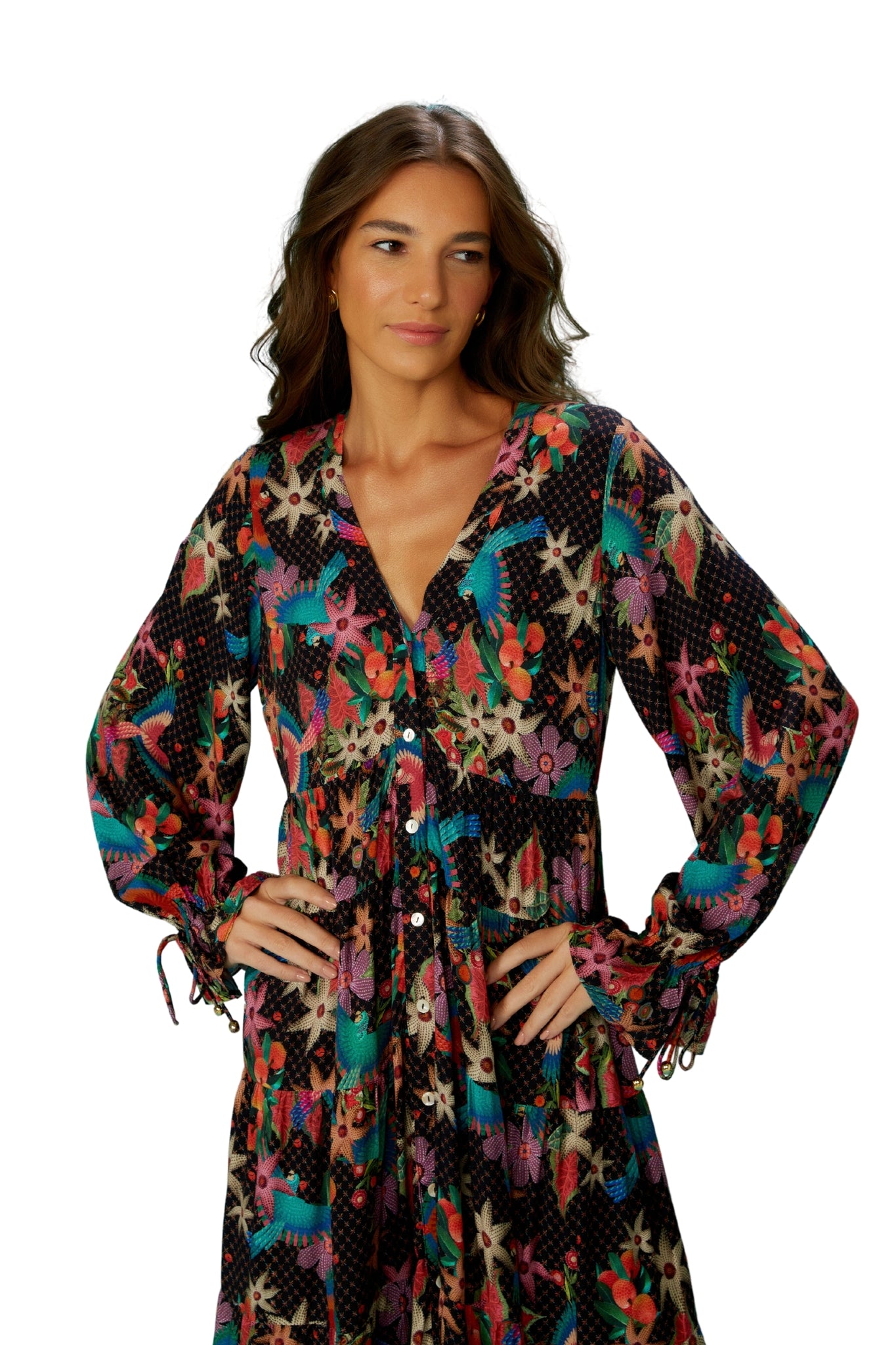 Image 03: Blueman Maxi Dresses Vestido Baile Das Araras