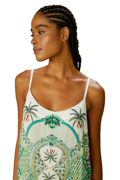 Image 03: Blueman Beach Skirt Vestido Mikaela Azulejaria