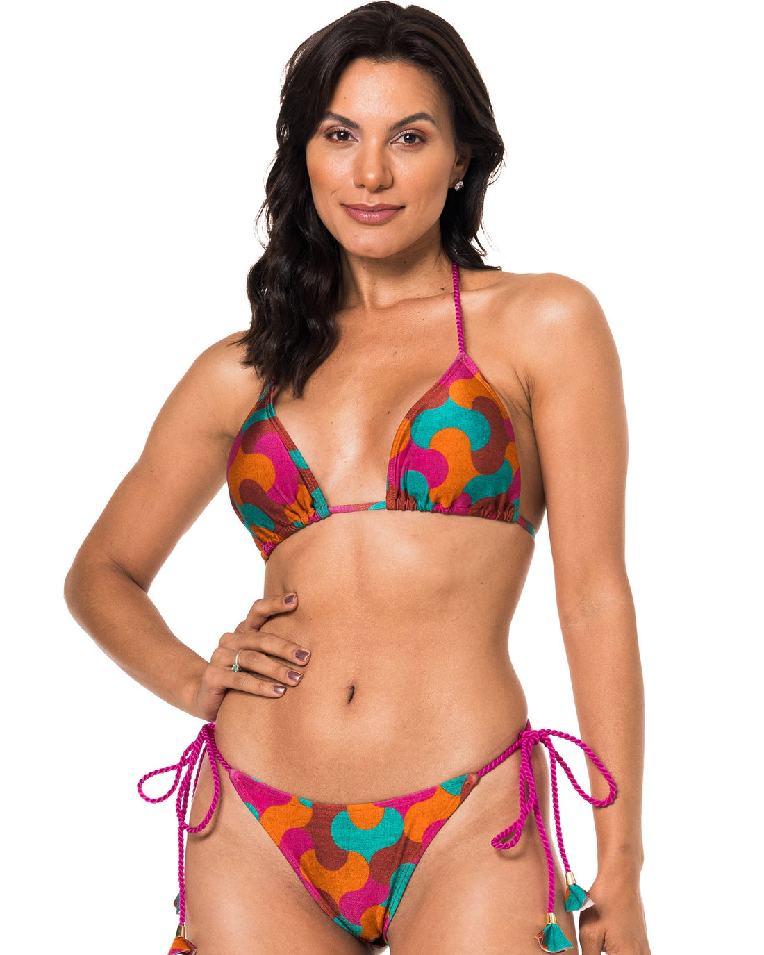 Gallery: La Playa Two Piece Swimwear Fio Cordao Artesantao
