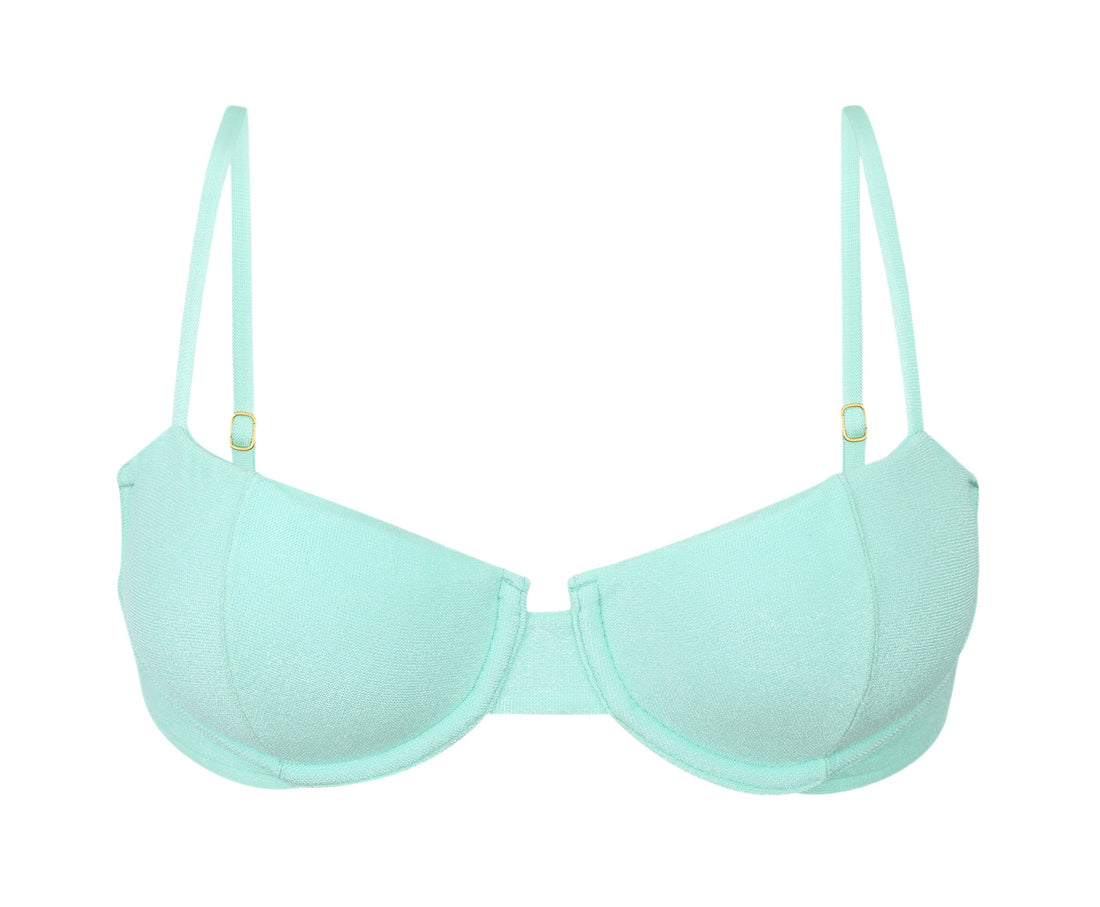 Product Front: Rio De Sol Bikini Tops Top Malibu-Menta Balconet