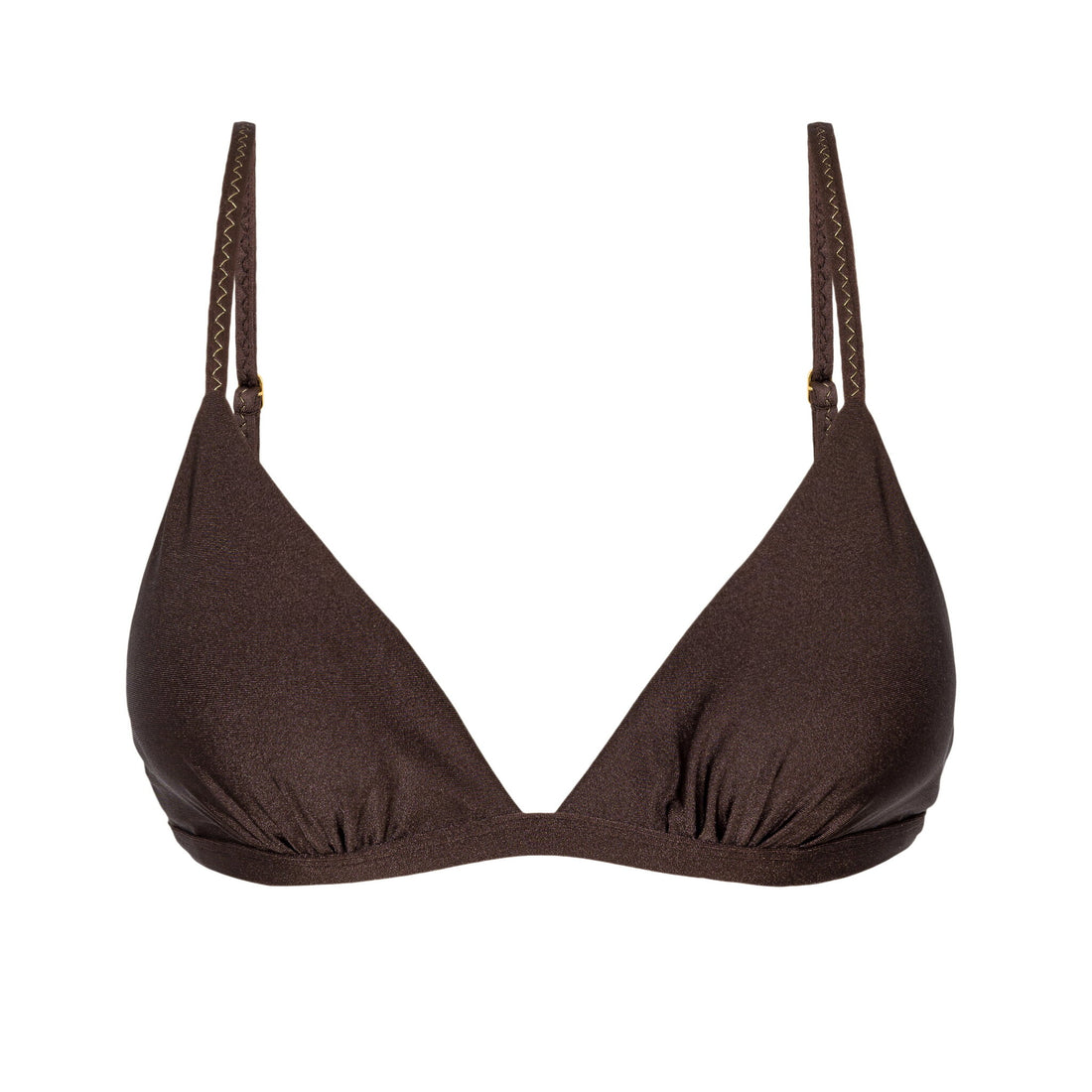 Product Front: Rio De Sol Bikini Tops Top Shimmer-Coffee Tri-Fixo