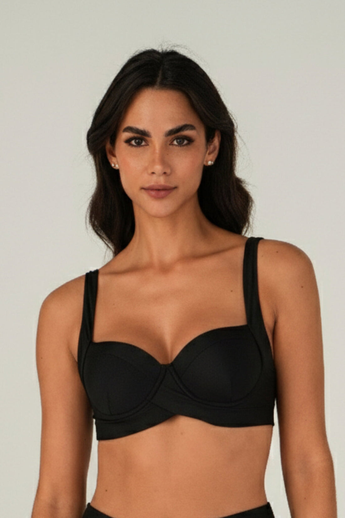 Gallery: Lua Morena Bikini Tops Top Preto Meia-Taca-Sus