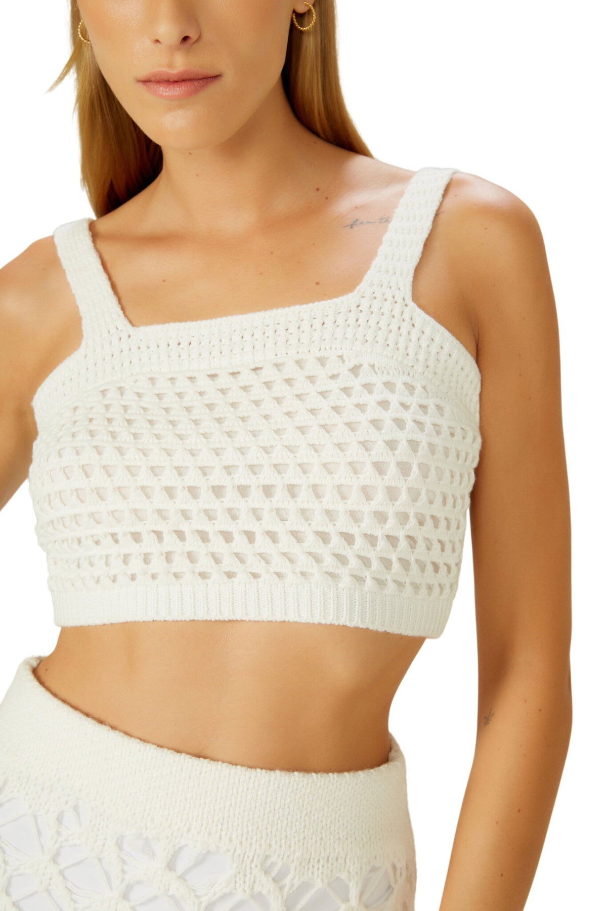 Image 06: Blueman Beach Tops Off-White Top-Tricot