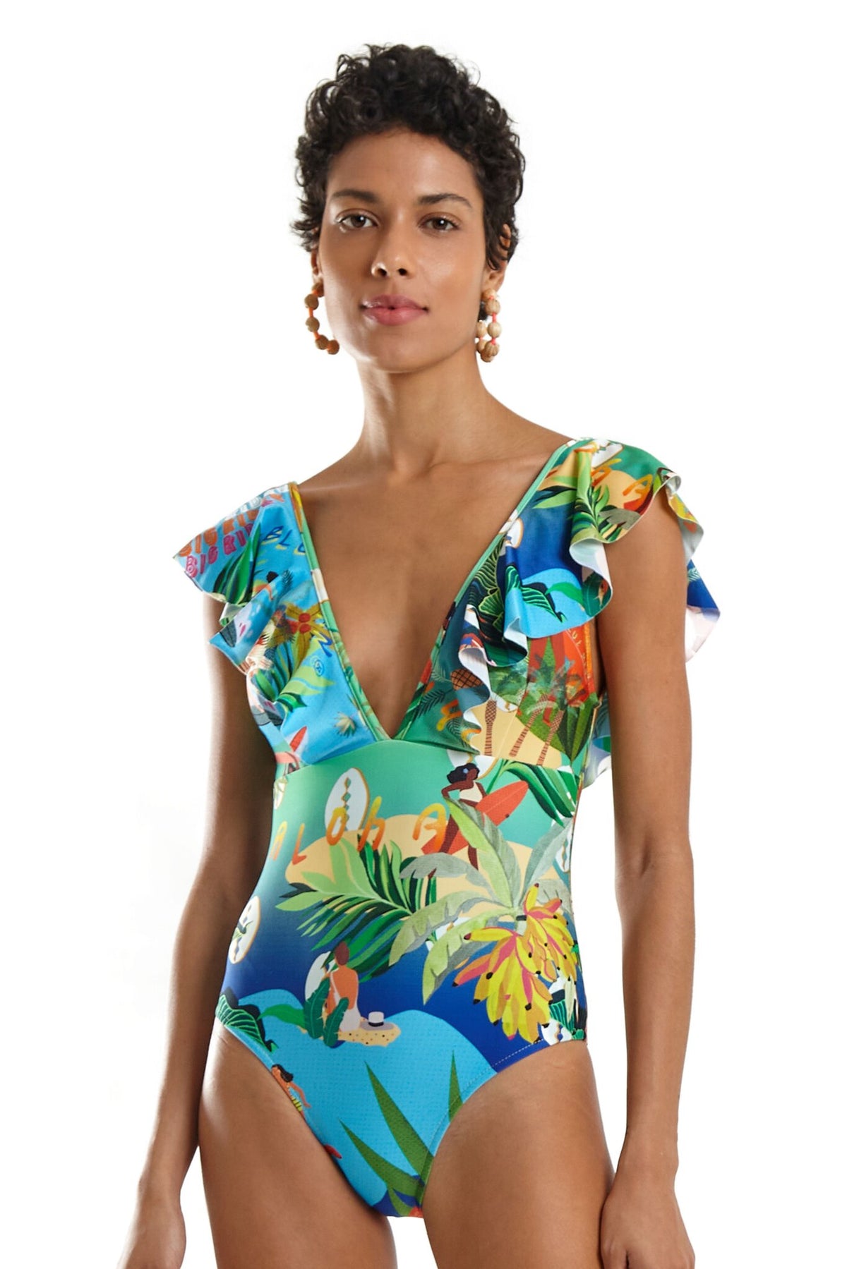 Gallery: Blueman One Piece Swimsuits Maio Hula Maresia