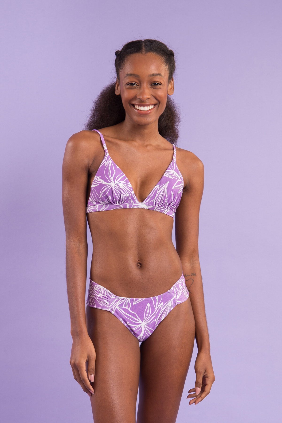 Image 10: Rio De Sol Bikini Bottoms Bottom Trail-Purple Baobi-Cheeky