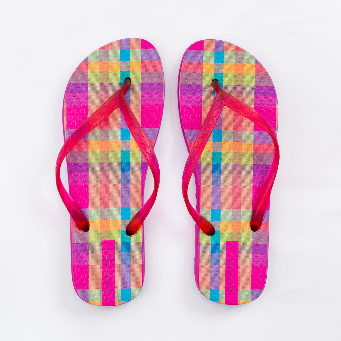 Product Front: Rio De Sol Flip-Flops Tulip-Garden Slim