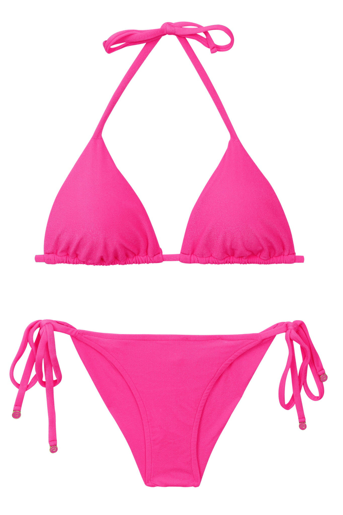 Product Front: Rio De Sol Two Piece Swimwear Set Malibu-Rosa Tri-Inv Cheeky-Tie
