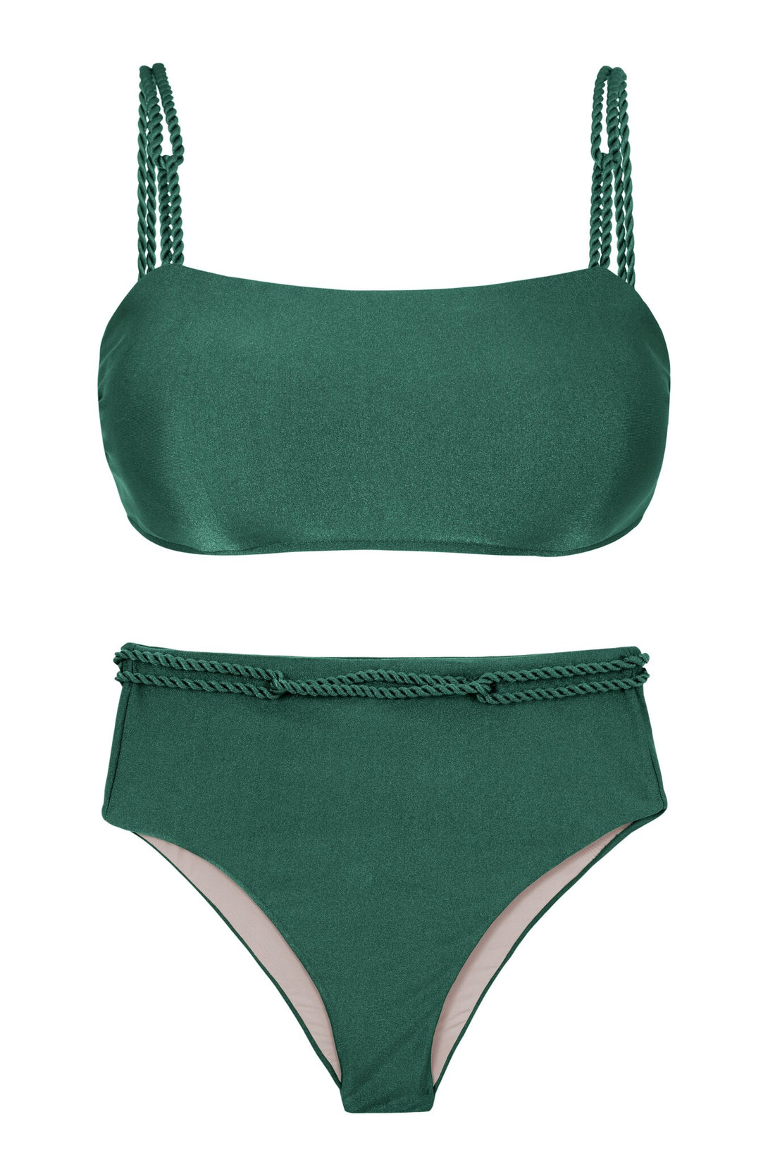Product Front: Rio De Sol Two Piece Swimwear Set Palace Bandeau-Reto Hotpants