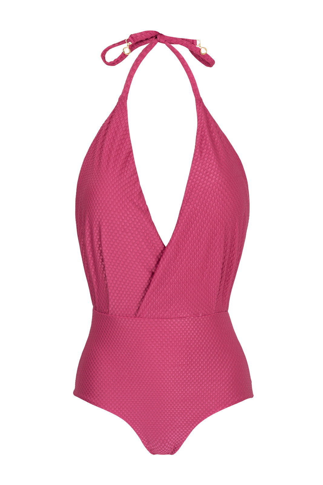 Product Front: Rio De Sol One Piece Swimsuits Cloque Lichia Transpassado