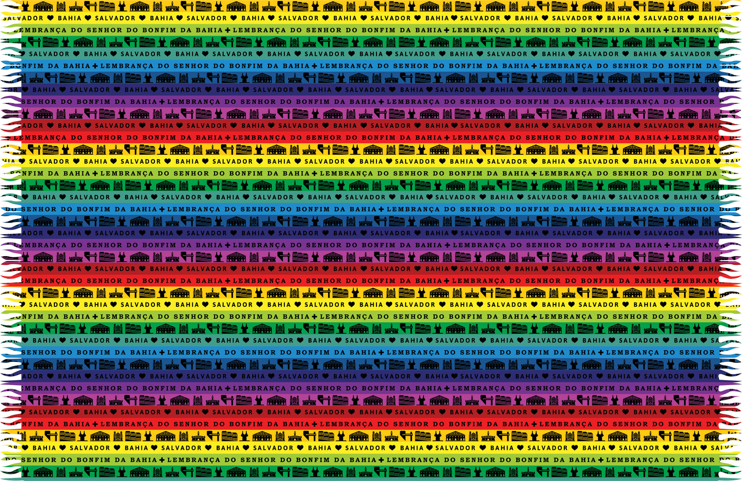 Fitinha Salvador Rainbow