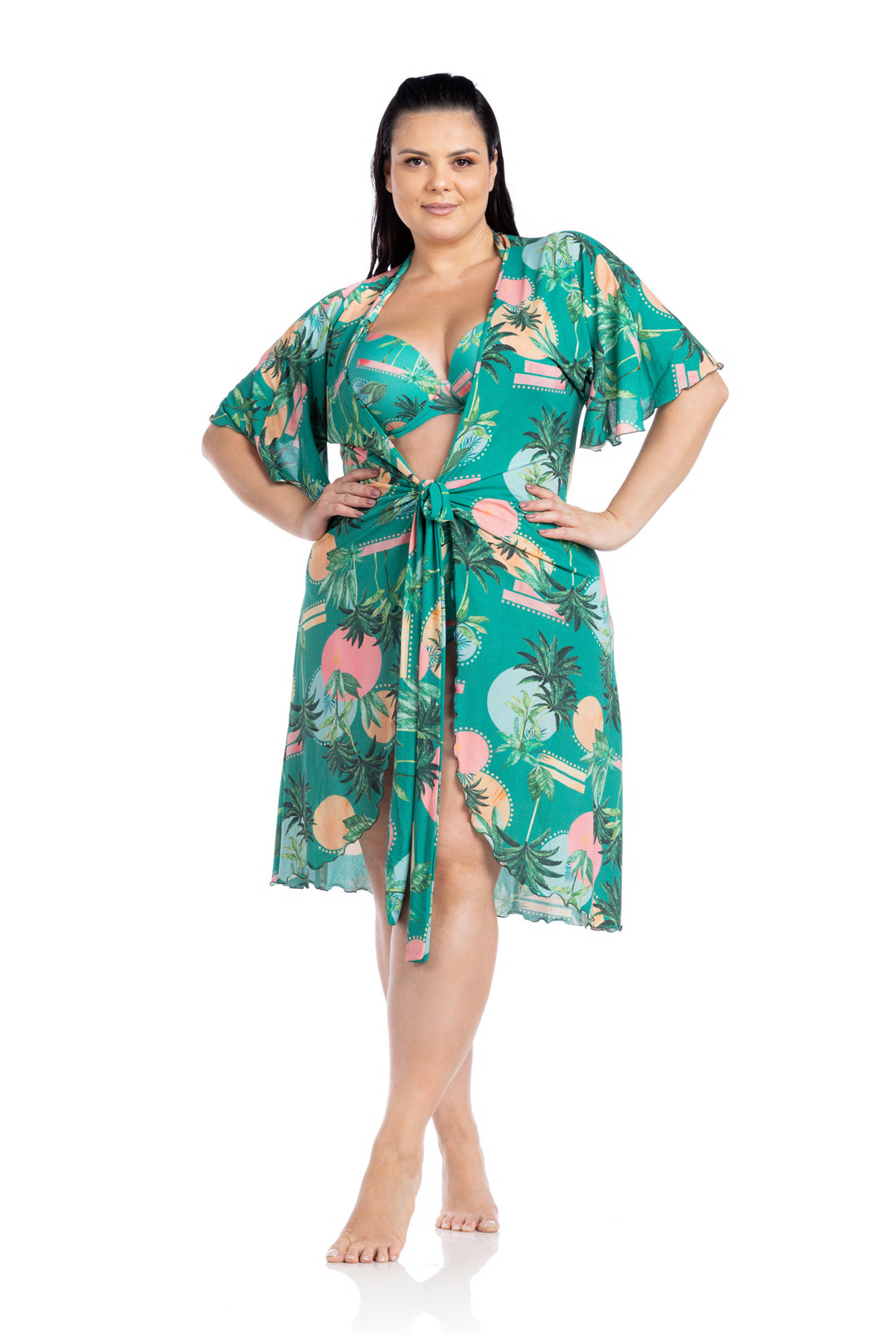 Model Front: La Playa Beach Dresses Borboleta Solar