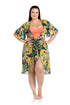 Model Front: La Playa Beach Dresses Borboleta Tropicool Preto