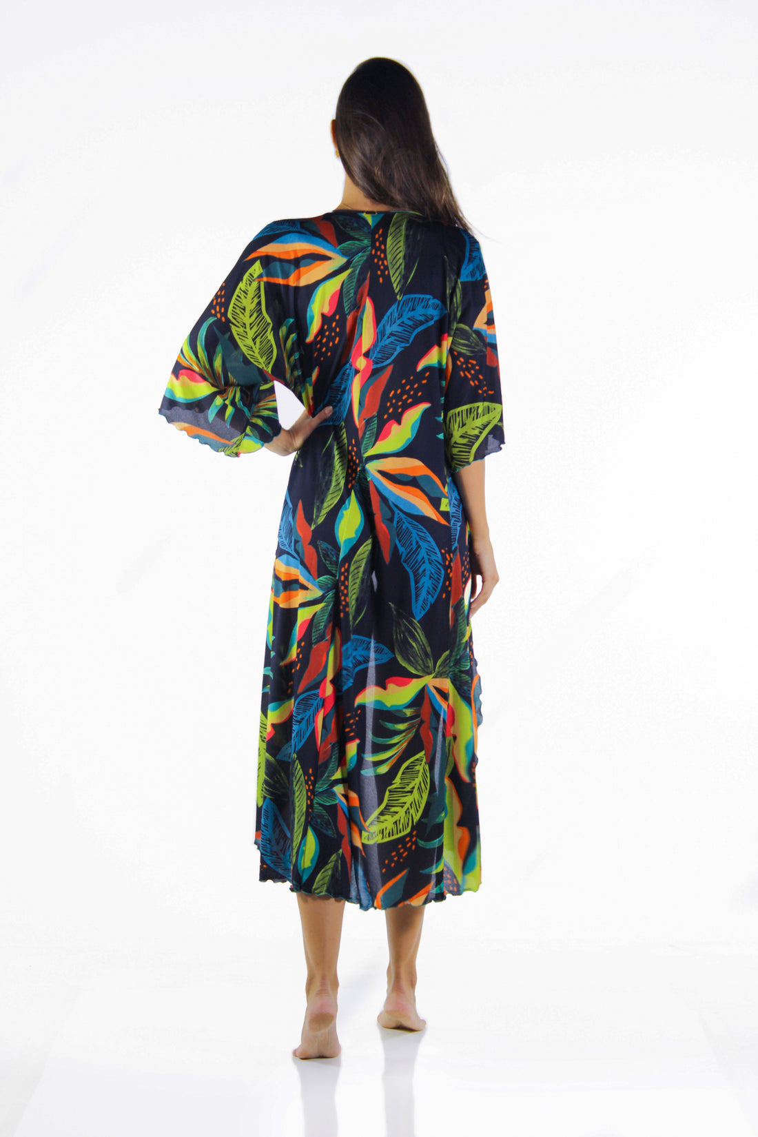 Model Back: La Playa Beach Dresses Longo Borboleta Jardins