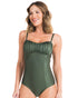 Gallery: La Playa One-Piece Maio Drapeado Recorte Pinha