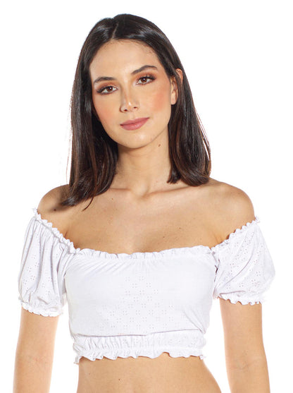 Gallery: Lua Morena Top Top Ciganinha Laise Branco