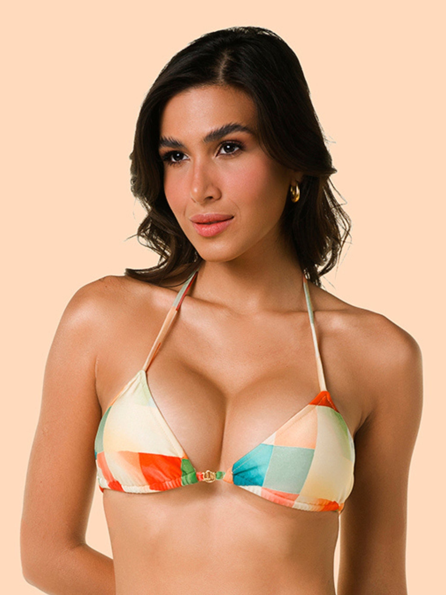 Gallery: Lua Morena Top Top Cubismo-Abstrato Cortininha