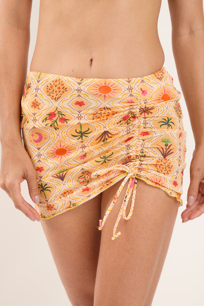 Mosaico Mini Skirt Ruched