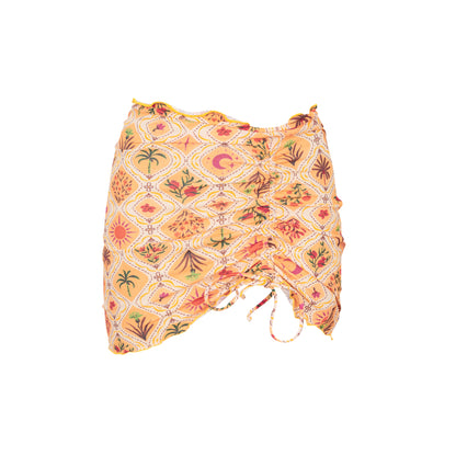 Mosaico Mini Skirt Ruched