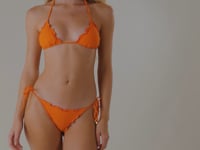 Video: Rio De Sol Top Top Dots-Orange Frufru