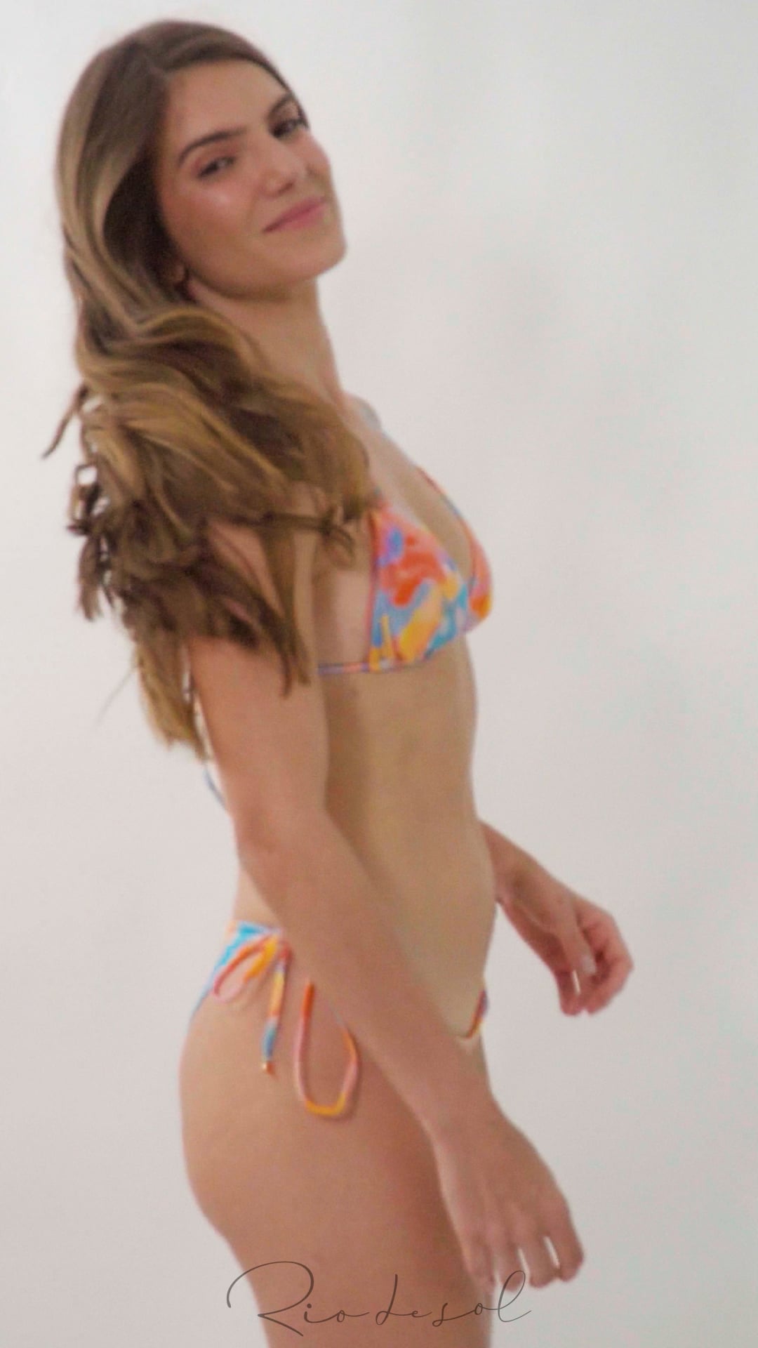 Video: Rio De Sol Bikini Bottoms Bottom Cloud Cheeky-Tie