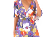 Video: Rio De Sol Mini Dress Garden-Flower Mini Dress