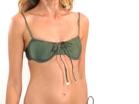 Video: Rio De Sol Bottom Bottom Shimmer-Croco Cheeky-Tie-Gold