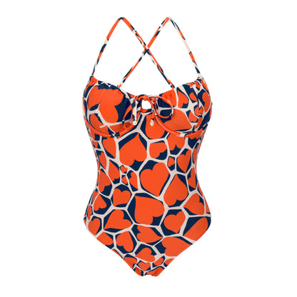 Product Front: Rio De Sol One-Piece Amore-Red Julia
