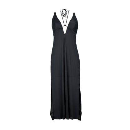 Product Front: Rio De Sol Maxi Dresses Black Saida Yara