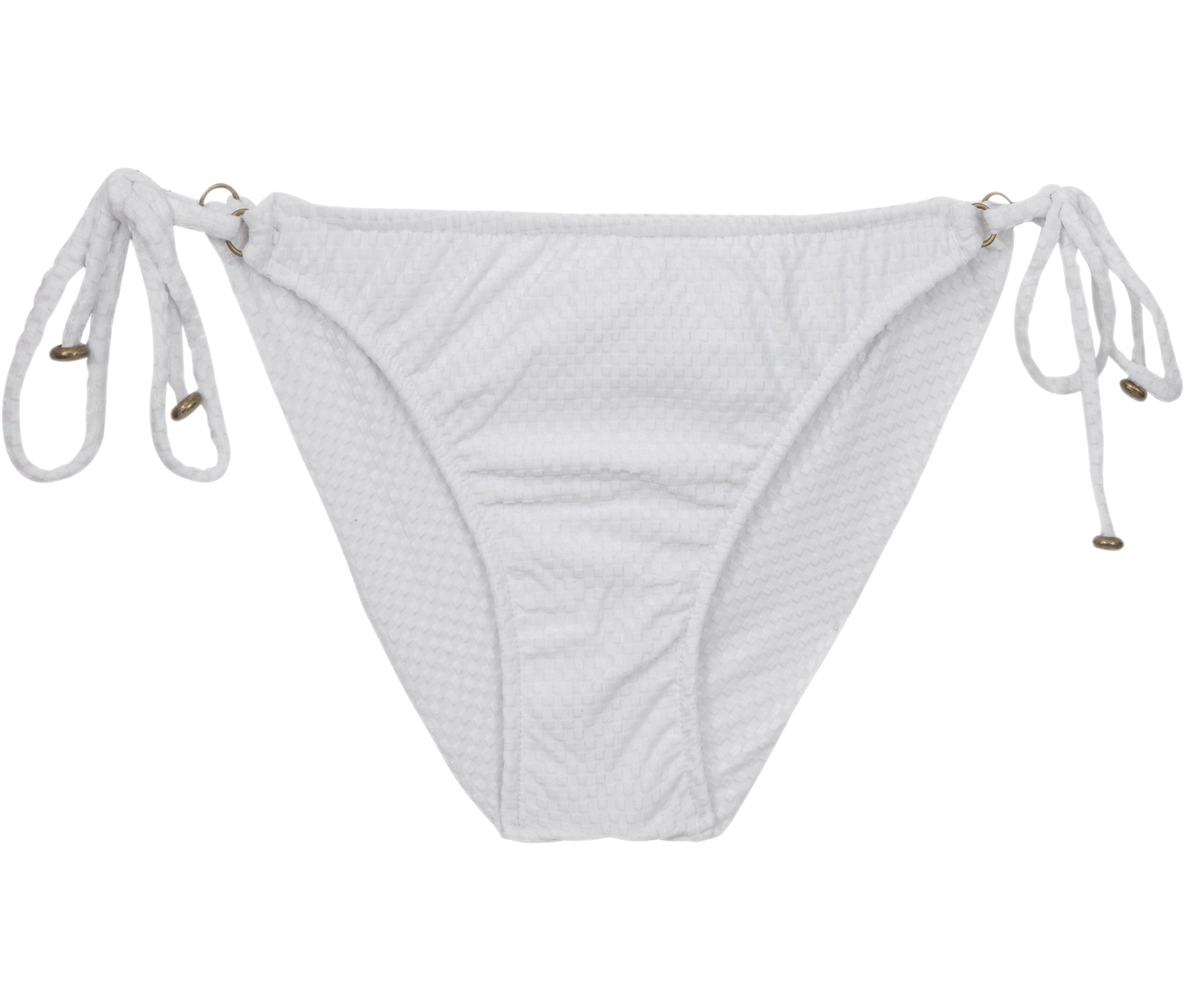 Model Front: Rio De Sol Bottom Bottom Cloque Branco New Comfort