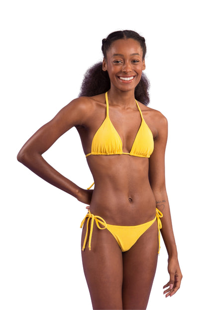 Image 04: Rio De Sol Bottom Bottom Malibu-Yellow Cheeky-Tie