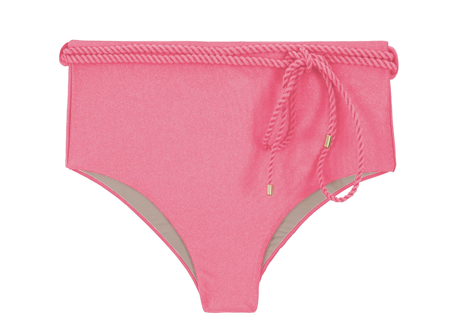 Product Front: Rio De Sol Bottom Bottom Shimmer-Confetti Belted-High-Waist