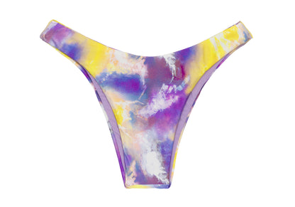 Product Front: Rio De Sol Bottom Bottom Tiedye-Purple High-Leg