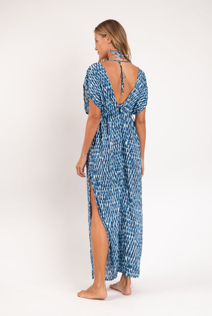 Model Back: Rio De Sol Beach Dresses Chuva Long Dress Soleil