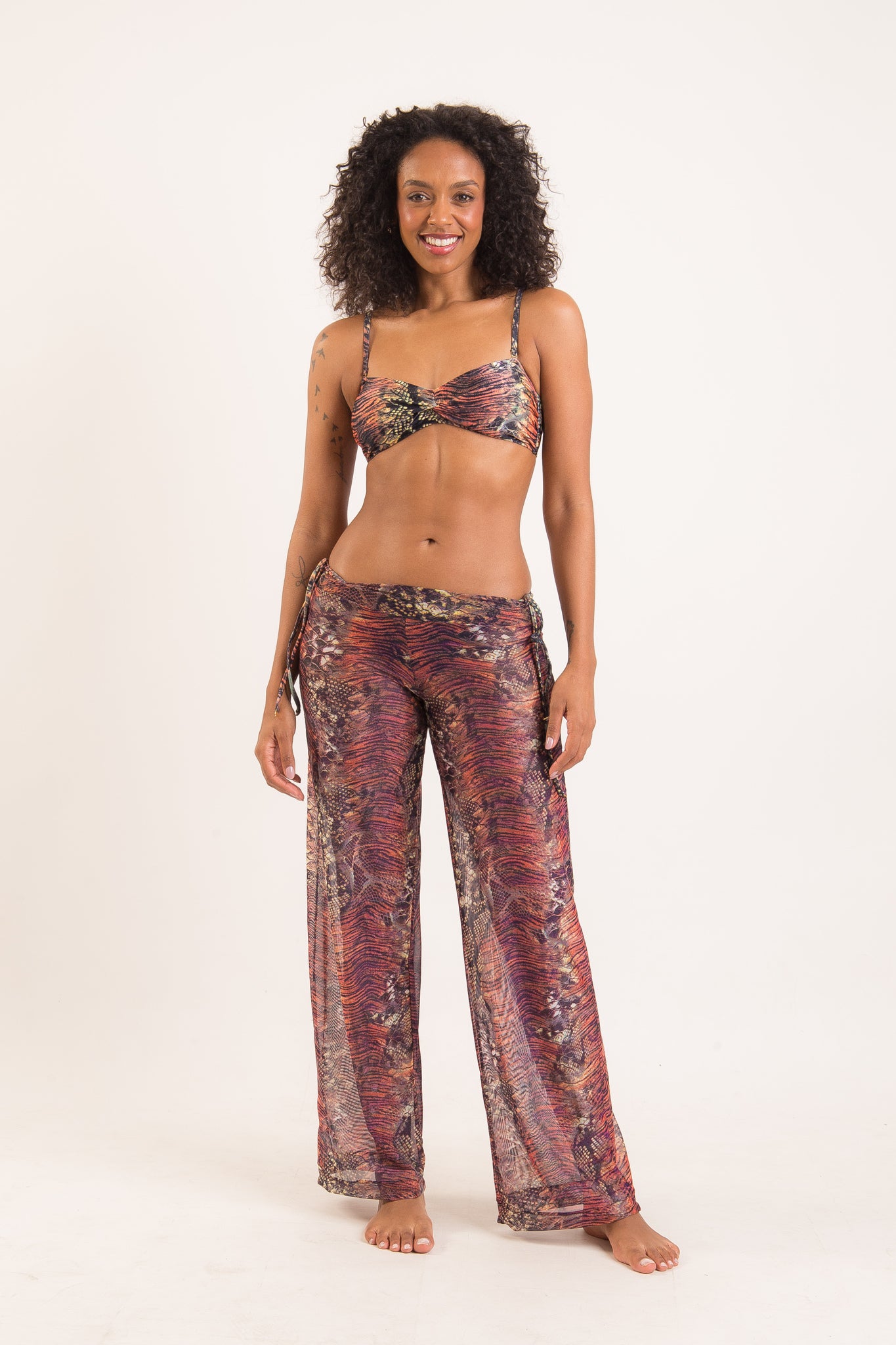 Model Front: Rio De Sol Beach Trousers Cobra Trouser