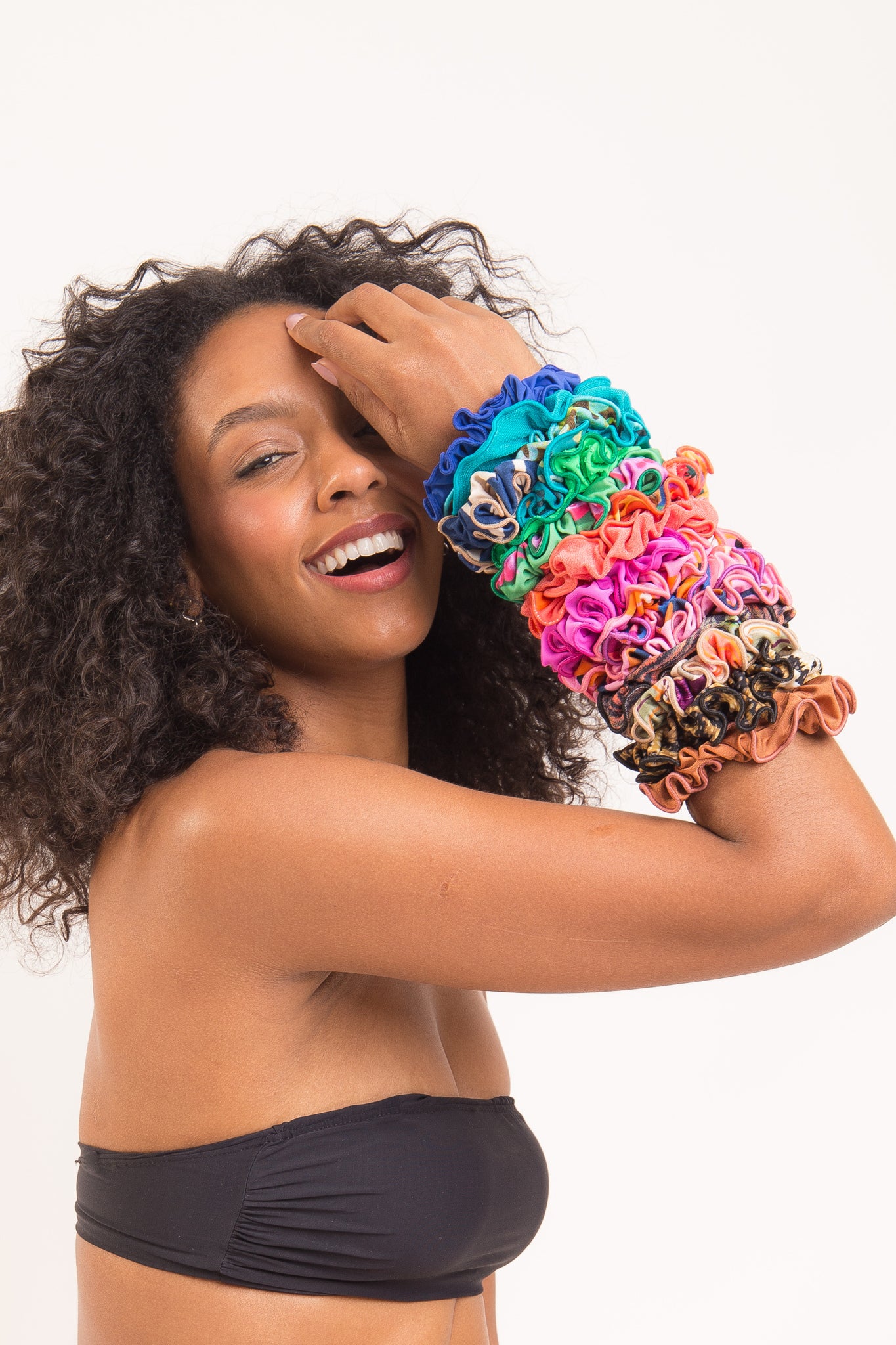 Image 03: Rio De Sol Hair Accessory Dots-Energy Scrunchie