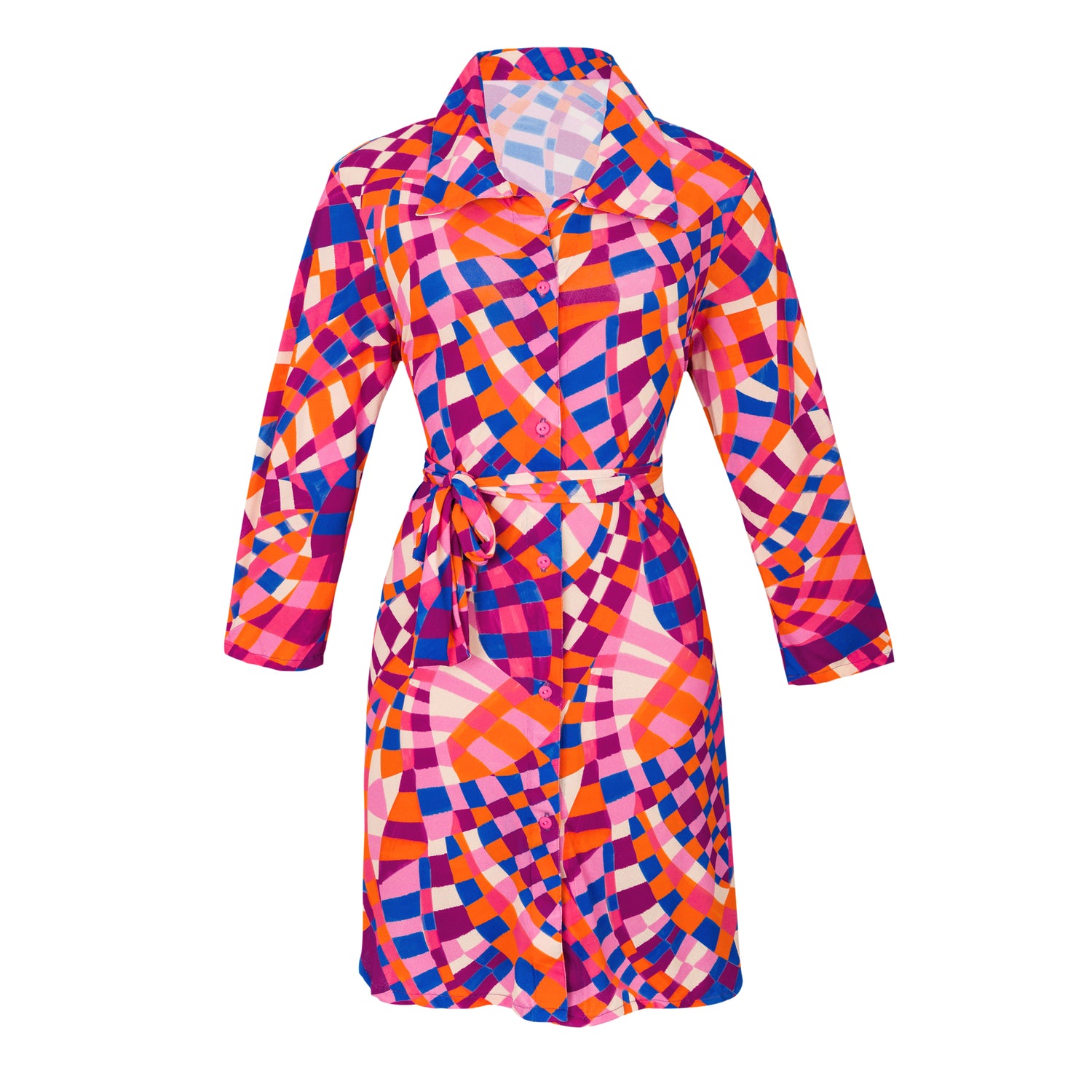 Product Front: Rio De Sol Shirtdress Funny Chemise