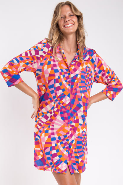 Image 08: Rio De Sol Shirtdress Funny Chemise
