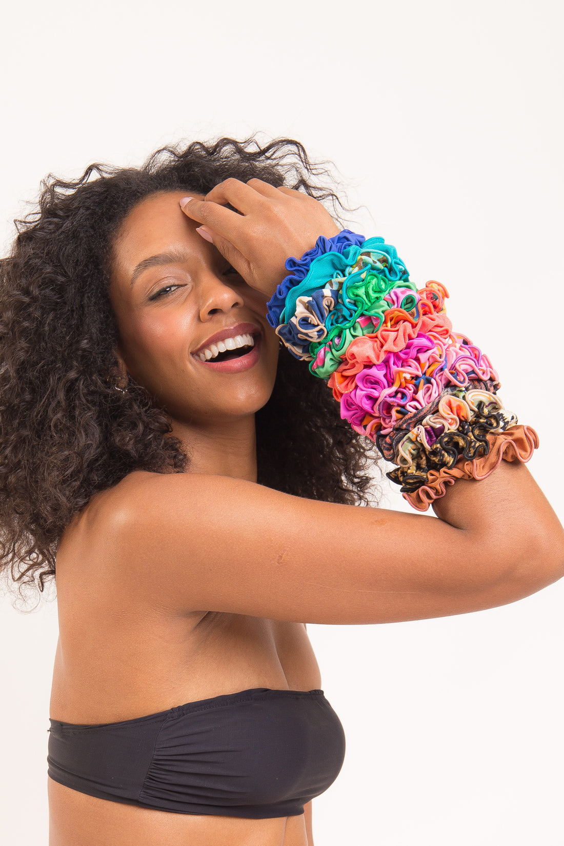 Image 02: Rio De Sol Hair Accessory Funny Scrunchie