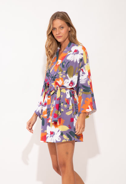 Image 09: Rio De Sol Kaftans / Cover Ups Garden-Flower Kimono