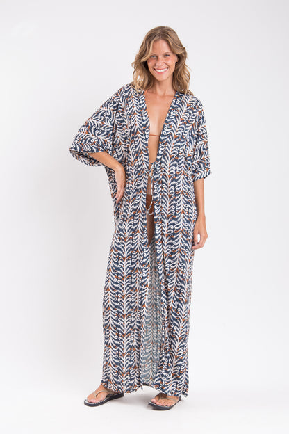 Image 04: Rio De Sol Beach Dresses Ikat Long Dress